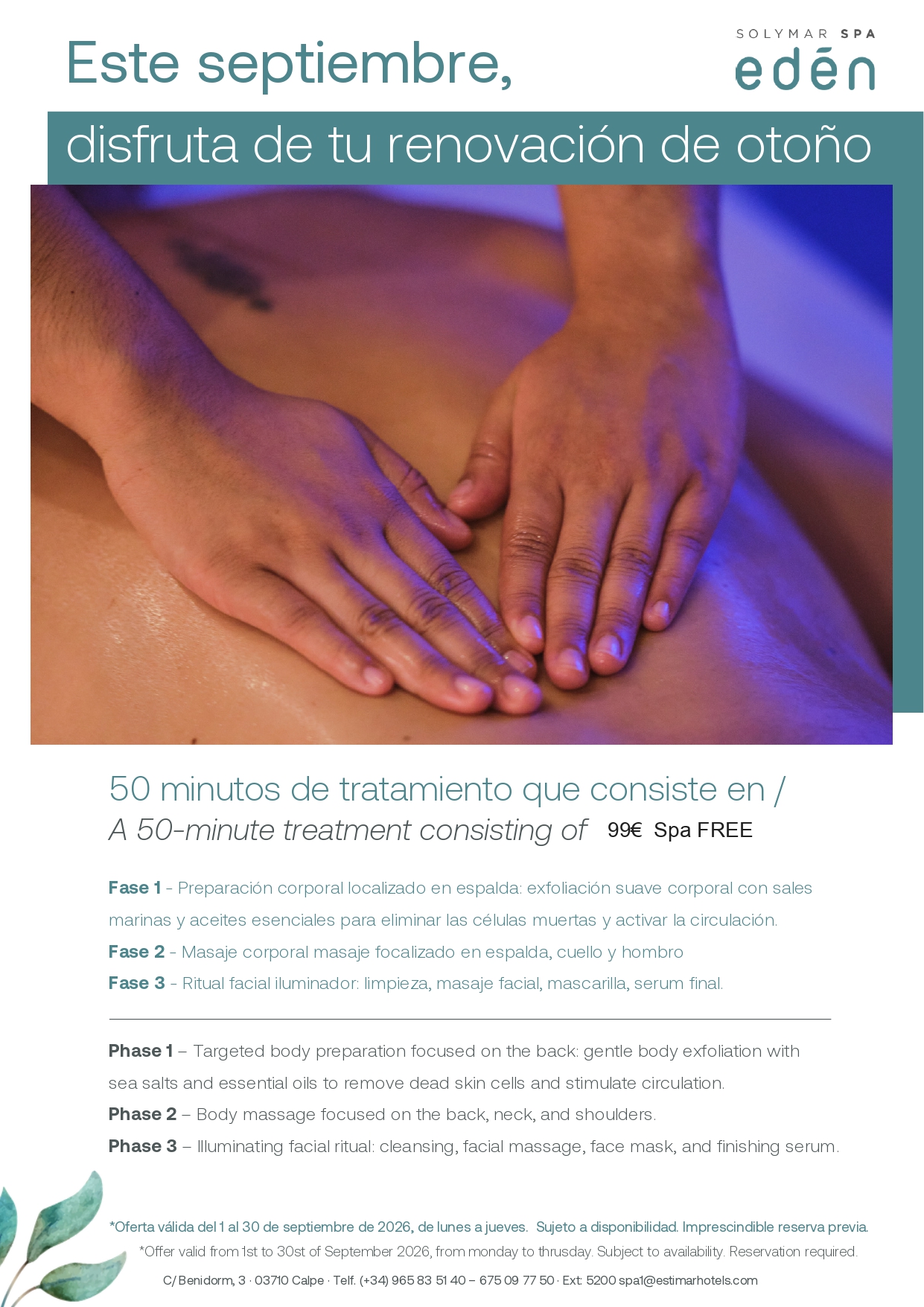  promoción Septiembre