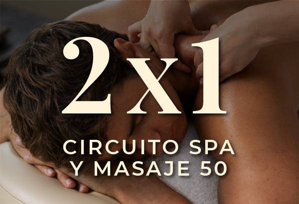 BLACK FRIDAY | 2x1 Masaje 50' + Circuito Spa 30'