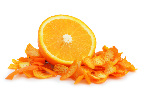 Orange & coffee body scrub