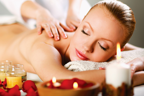 Aromatherapy back massage 50min.