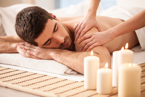 Anti-stress head, neck and shoulder massage